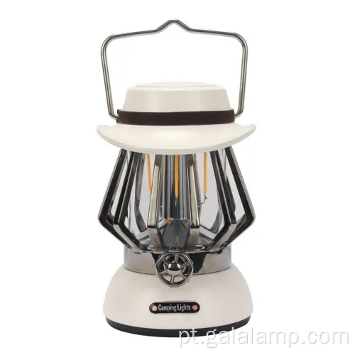 Lanterna LED de aparência clássica para uso ao ar livre